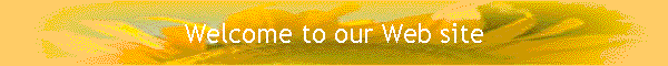 Welcome to our Web site